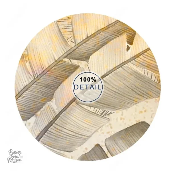 Papier peint tropical pour une ambiance relaxante dans le salon