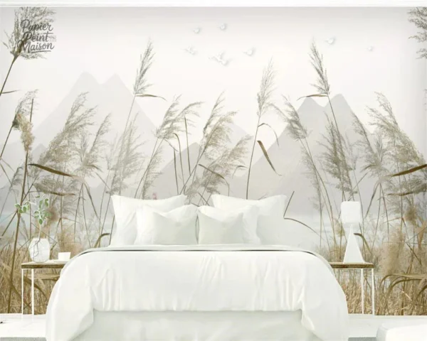 Papier peint montagne pour une ambiance naturelle