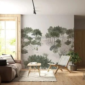 Décor mural panoramique moderne pour salle à manger