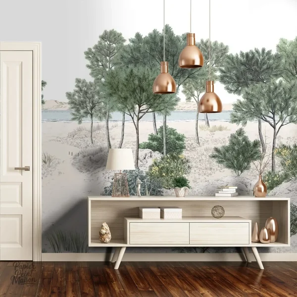 Papier peint décoratif pour un intérieur accueillant