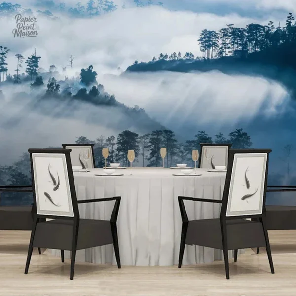 Décor mural paysage pour ambiance chaleureuse et accueillante