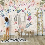 Décoration murale pour chambre de fille, motifs charmants