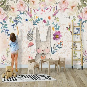 Décoration murale pour chambre de fille, motifs charmants