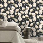 Papier peint délicat avec petites fleurs