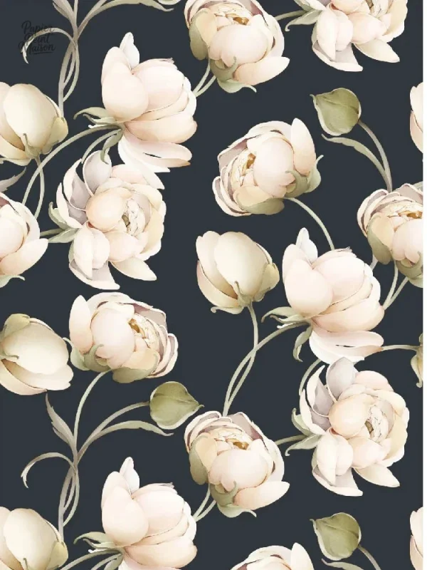 Papier peint petites fleurs pour une décoration douce