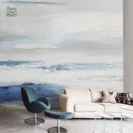 Papier peint plage décoratif pour salon