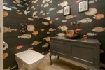 Papier peint bureau avec motif aquatique
