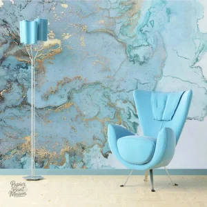 Papier peint chambre adulte avec motifs apaisants