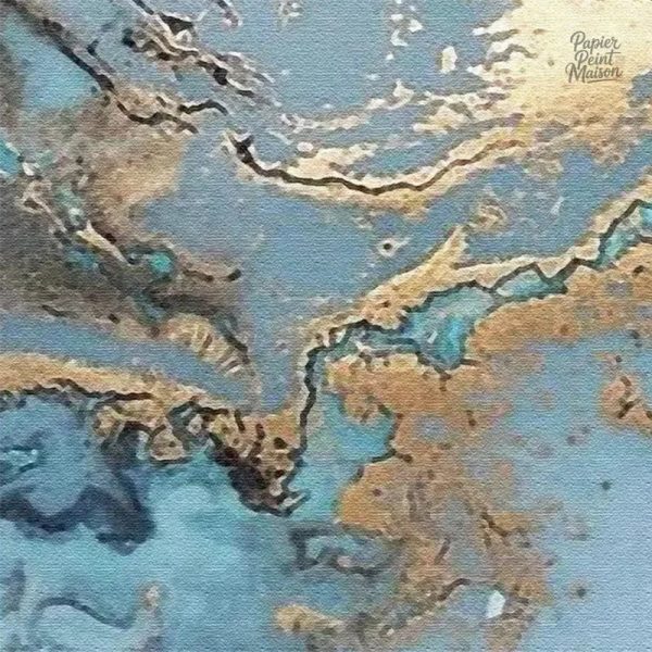 Papier peint contemporain pour chambre adulte sereine