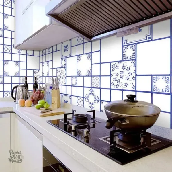 Papier peint design pour cuisine