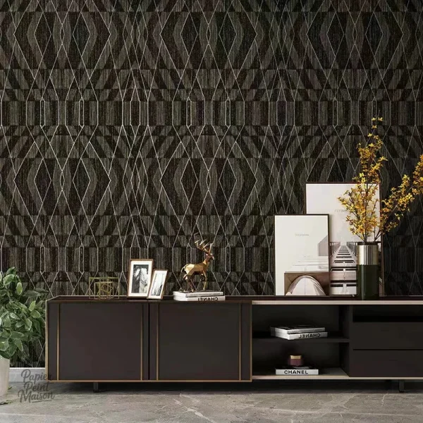 Papier peint design pour entrée et couloir moderne