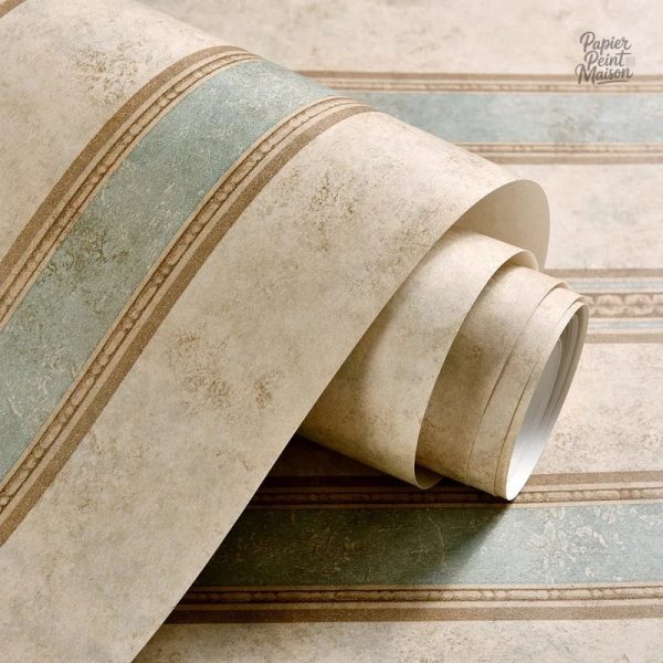 Papier peint vintage intissé, idéal pour salons et chambres