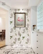 Motif feuillage pour décoration intérieure moderne