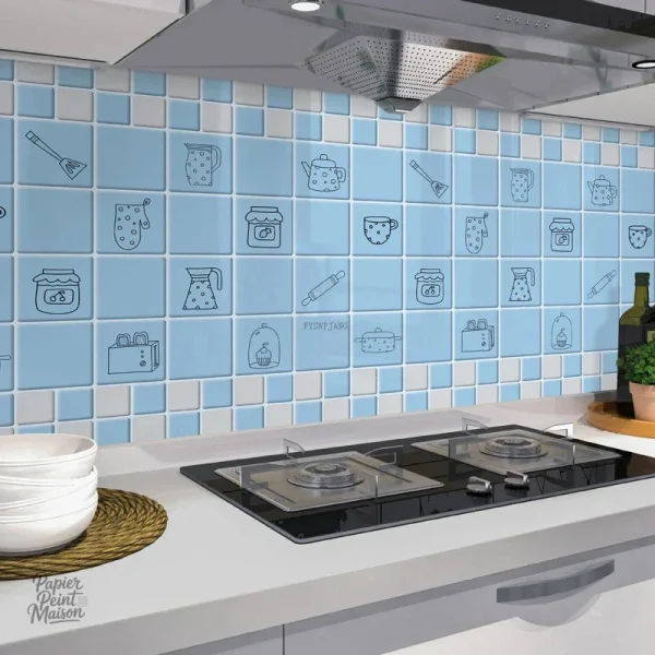 papier-peint-special-cuisine-1 Papier peint spécial cuisine au design moderne