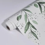 Papier peint décoratif adapté aux espaces humides de la salle de bain