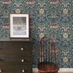 Papier peint baroque élégant avec motifs raffinés