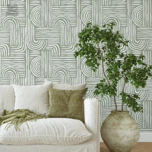 Papier peint scandinave au design moderne et épuré
