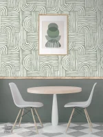 Papier peint style nordique, ambiance chaleureuse et naturelle