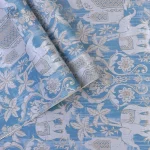 Ambiance vintage avec motif emblématique du Taj Mahal