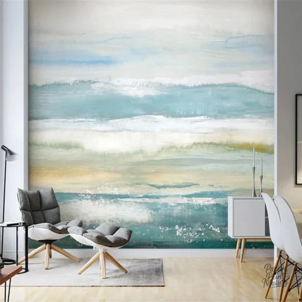 Papier peint thème mer, décoration intérieure marine