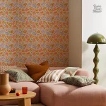 Motifs abstraits évoquant une ambiance tropicale