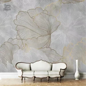 Papier peint inspiré de la nature, idéal pour la chambre