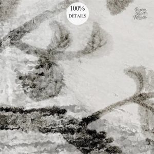 Design floral noir et blanc, parfait pour embellir vos murs