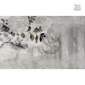 Papier peint inspiré de la nature, chic et contemporain en monochrome