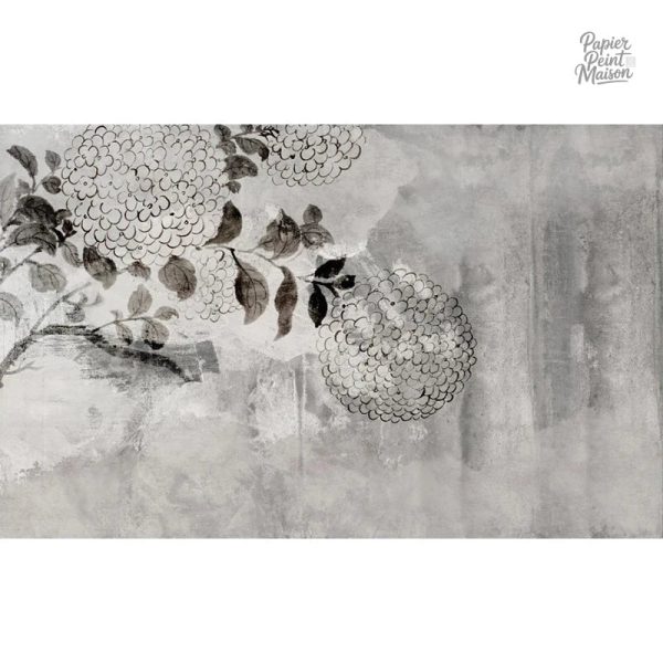 Papier peint inspiré de la nature, chic et contemporain en monochrome