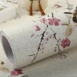 Papier peint à motifs floraux vintage