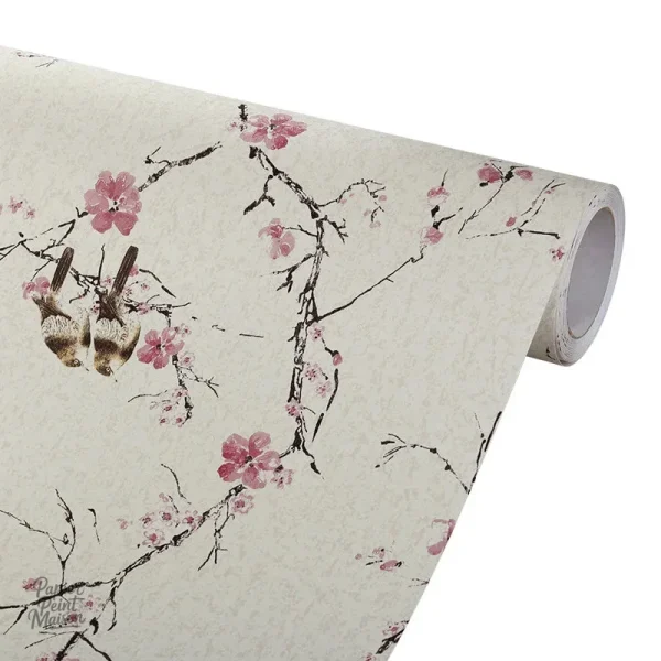 Élégant papier peint rétro pour décoration intérieure