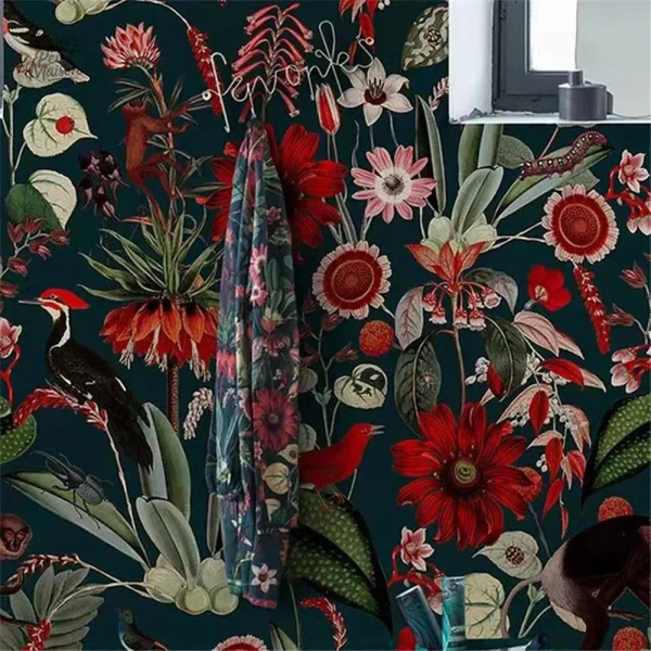 Décoration murale vintage, style floral et charme ancien