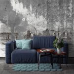 Papier peint vintage industriel au style authentique