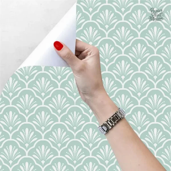Papier peint vinyle aux motifs élégants pour salons