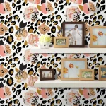 Papier peint vinyle pour salle de bain décoratif