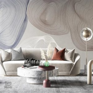 Papier peint moderne avec des designs contemporains élégants