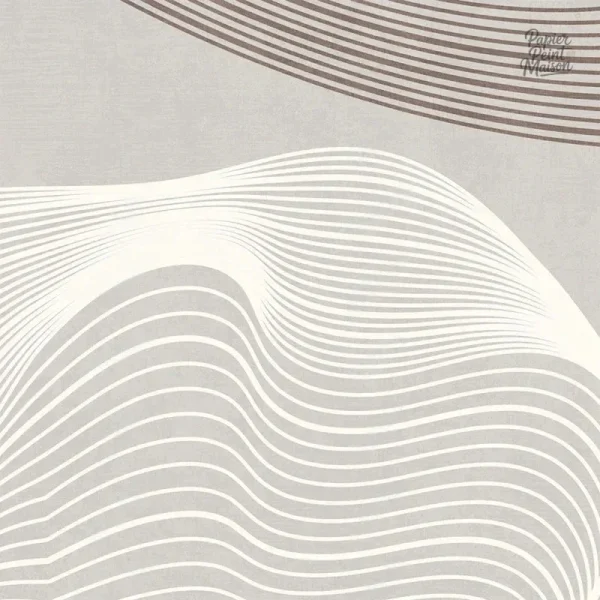 Papier peint moderne aux couleurs et textures variées