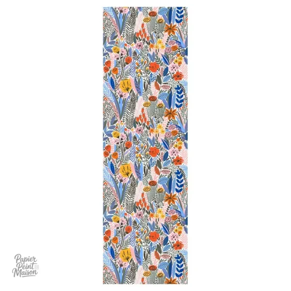 Papier peint avec des fleurs vibrantes pour un effet vivant