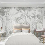 Variations de papiers peints jungle aux designs exotiques