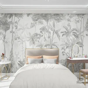 Variations de papiers peints jungle aux designs exotiques