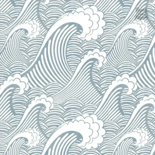 Papier peint motifs japonais élégant et moderne