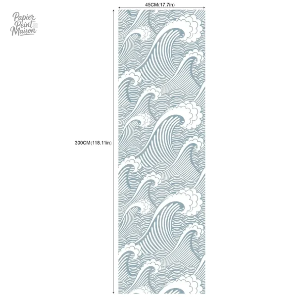 Papier peint avec motifs asiatiques pour un style contemporain