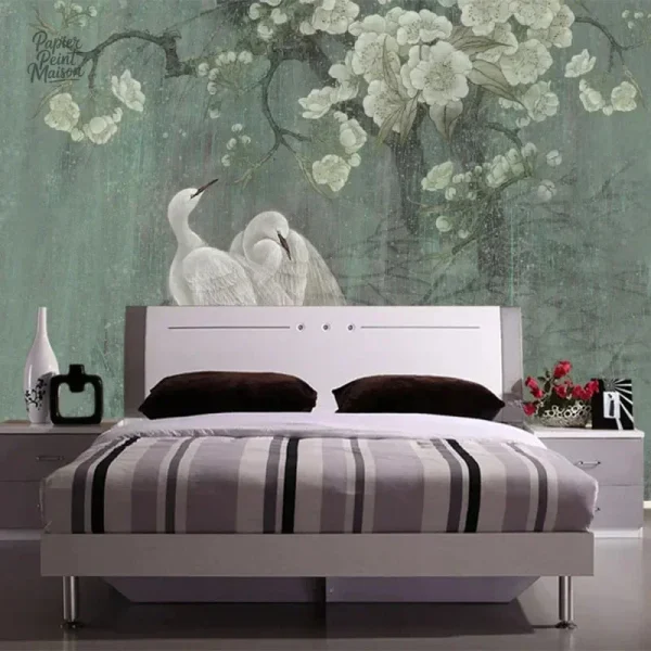 Papier peint Oiseaux colorés pour une décoration originale