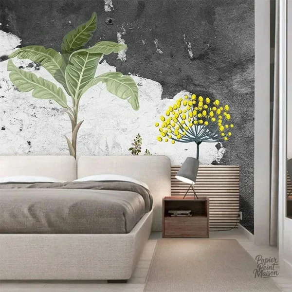 Papier peint palmiers pour une ambiance tropicale relaxante