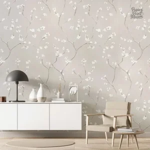 Papier peint scandinave aux motifs modernes et épurés