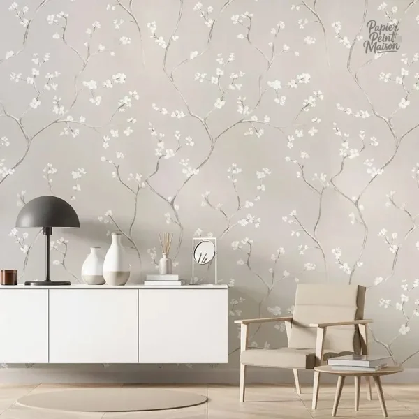Papier peint scandinave aux motifs modernes et épurés
