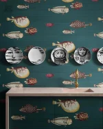 Motif de poisson en papier peint pour une ambiance marine
