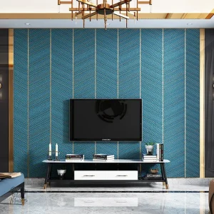 Papier peint salon élégant et moderne pour décoration intérieure