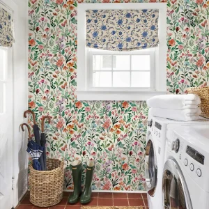 Tapisserie à fleurs pour un décor floral élégant