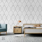 Tapisserie décorative aux nuances naturelles et apaisantes